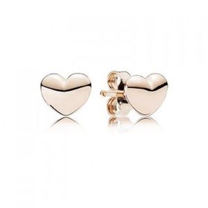 Pandora Rose Gold Heart Earrings